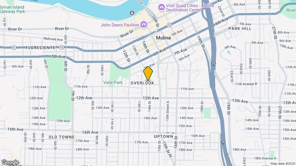 1015 14th St Map and Location Details