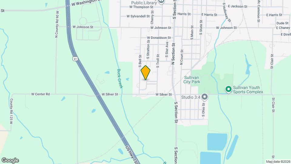 615 S Bell St Map and Location Details