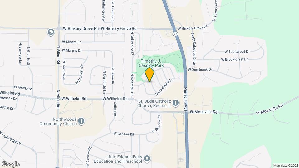 11005 N Waterton Mapa y Detalles de la Ubicación