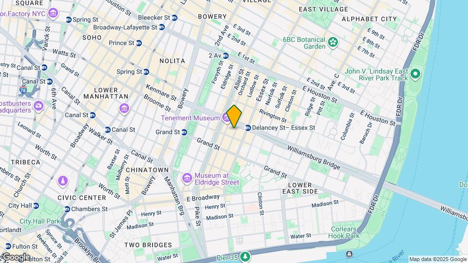 85 Ludlow St Map and Location Details