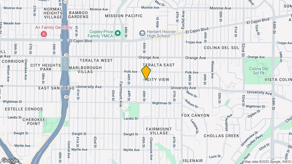 4025 45th St Mapa y Detalles de la Ubicación