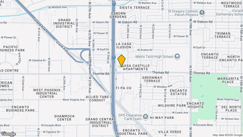 2420 W Thomas Rd Map and Location Details