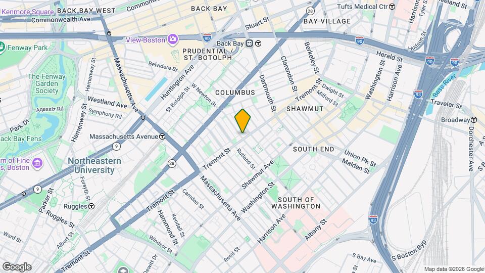 683 Tremont St, Unit 3 Mapa y Detalles de la Ubicación