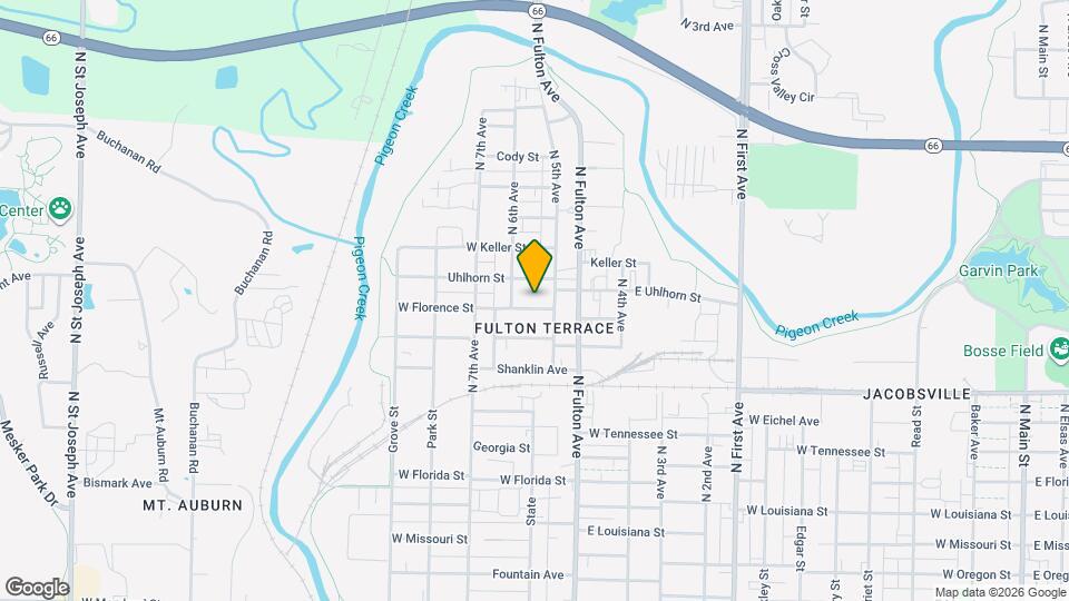 1317 Florence St Map and Location Details