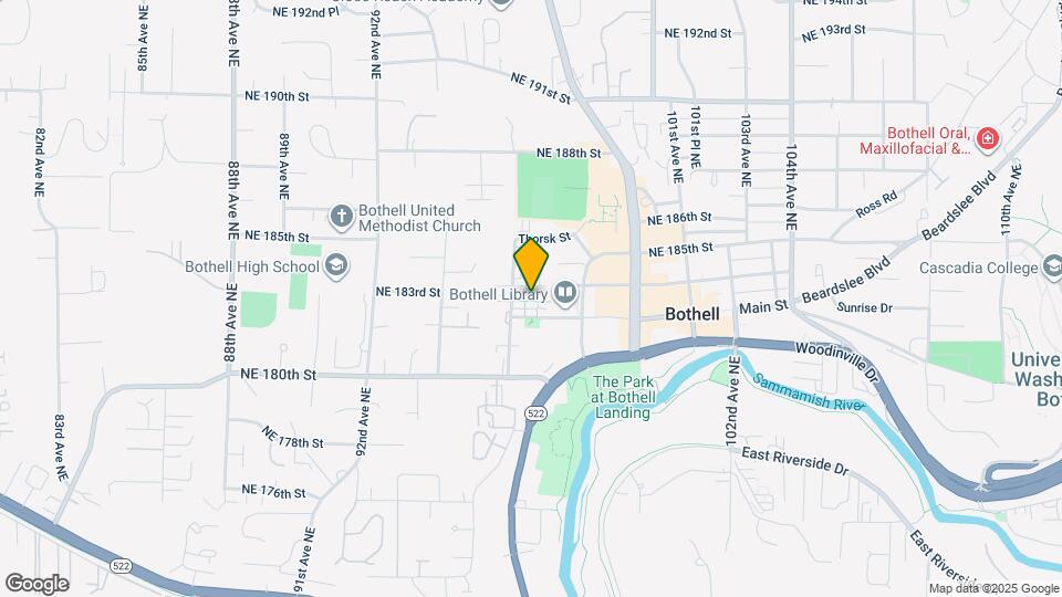 9631A NE 183rd St Map and Location Details