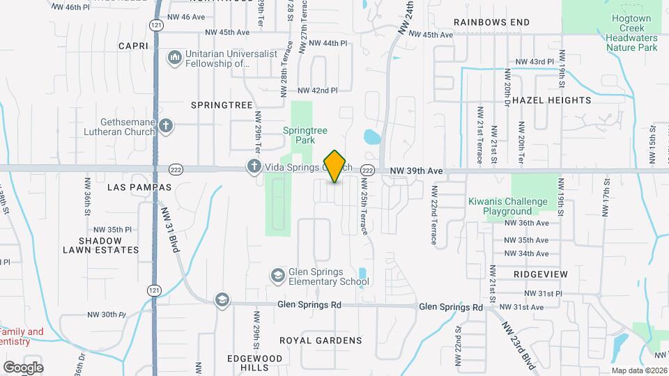 3788 NW 26th Ter Map and Location Details