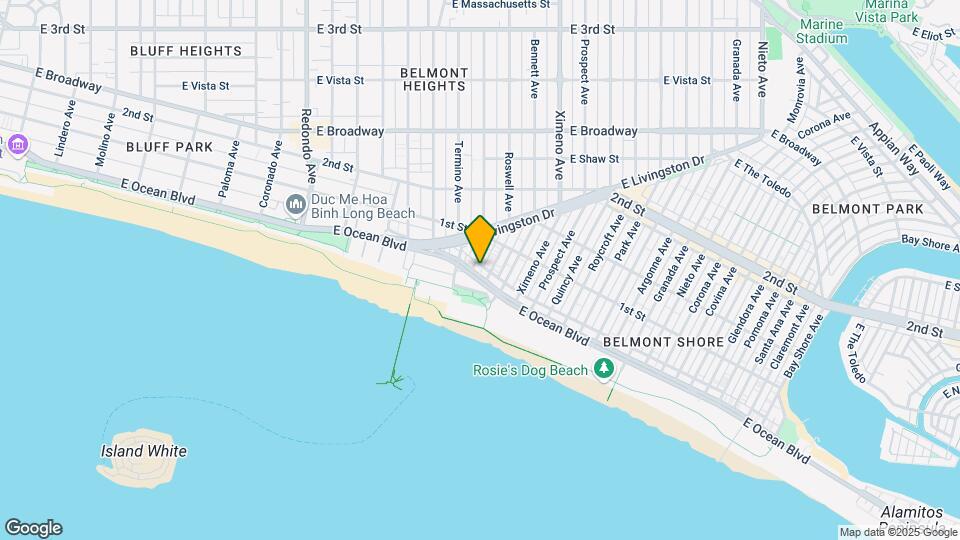 4115 E Ocean Blvd Mapa y Detalles de la Ubicación