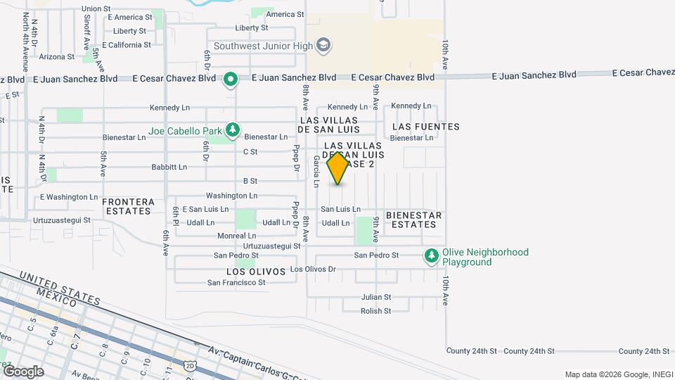 574 Bernal Dr Mapa y Detalles de la Ubicación