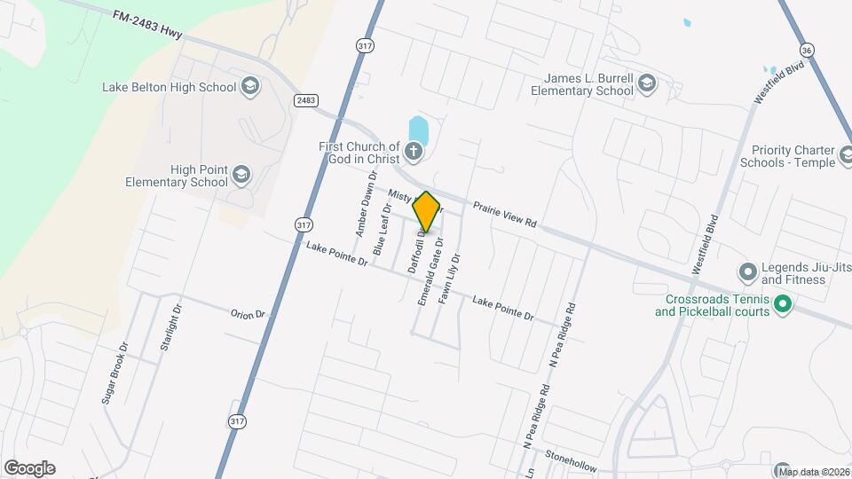 1313 Daffodil Dr Map and Location Details