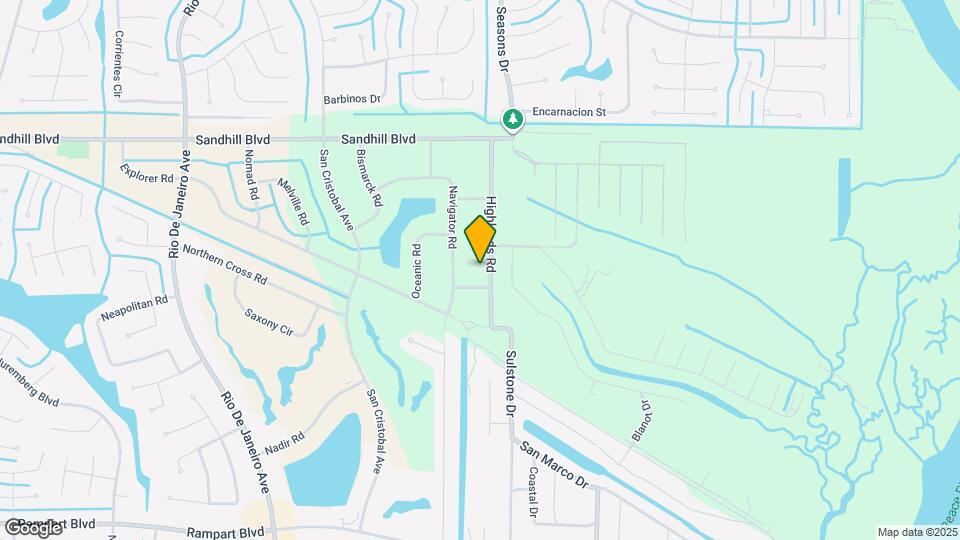 1185 Highlands Rd Map and Location Details