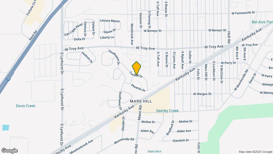4511 Tucson Dr Map and Location Details