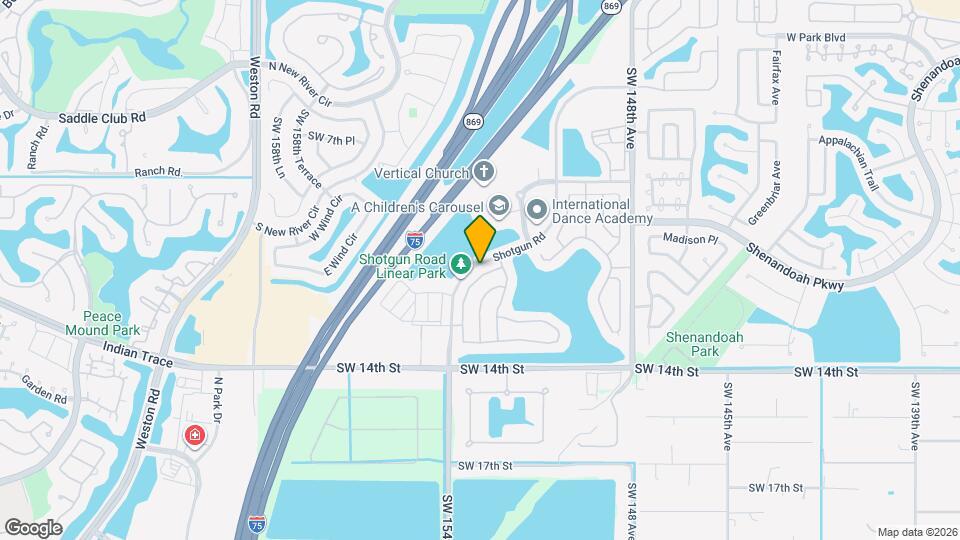 1329 SW 151st Way Map and Location Details