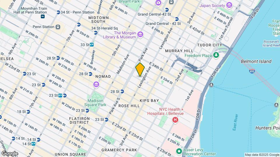 127-129 E 31st St Map and Location Details