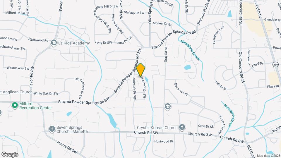 2870 Lakemont Dr SW Map and Location Details