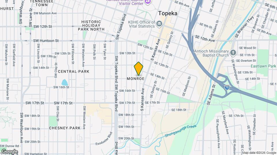 1438 SW Van Buren St Map and Location Details