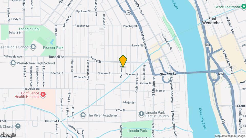 921 Methow St Map and Location Details