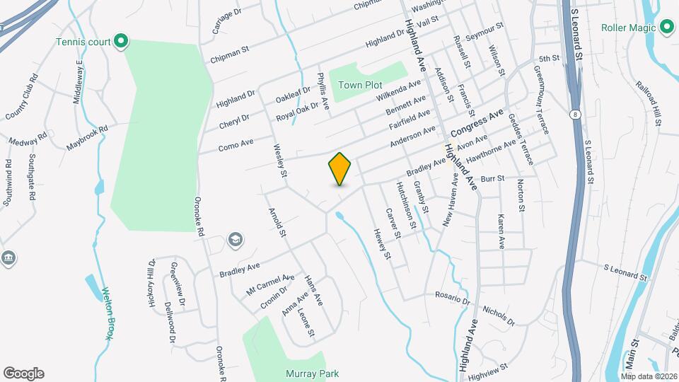 198 Bradley Ave Map and Location Details