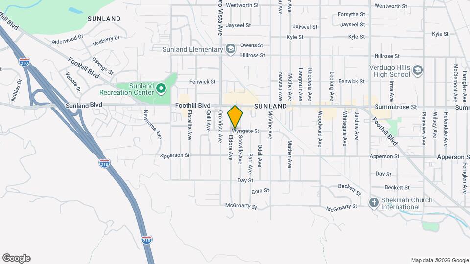 8322 Wyngate St Map and Location Details