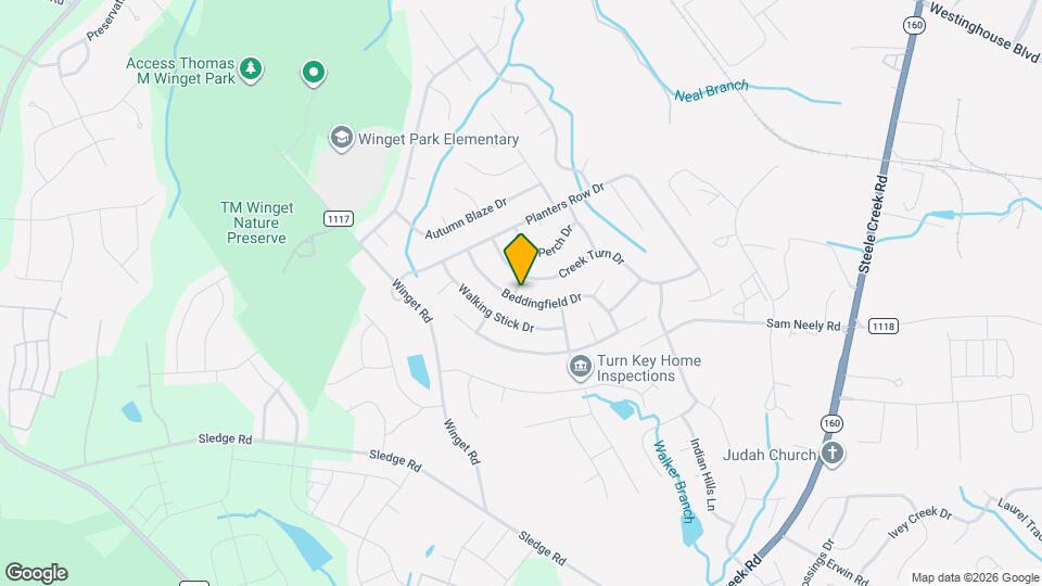12805 Beddingfield Dr Mapa y Detalles de la Ubicación