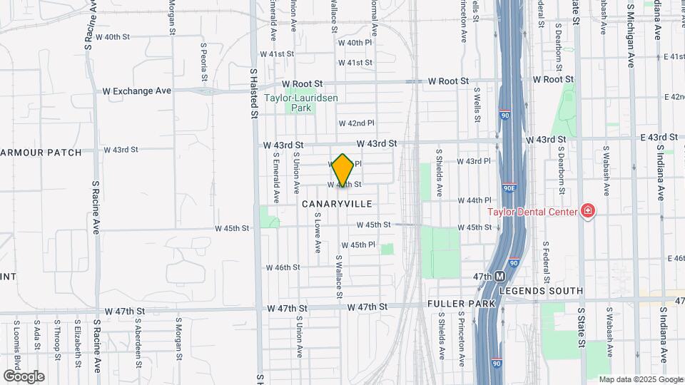 4407 S Wallace St, Unit 1 Map and Location Details