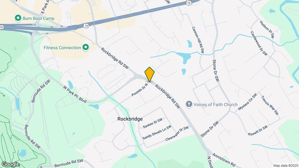 2315 Rockbridge Rd SW Mapa y Detalles de la Ubicación