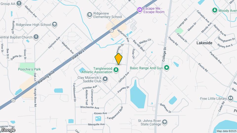 1334 Independence Dr Map and Location Details