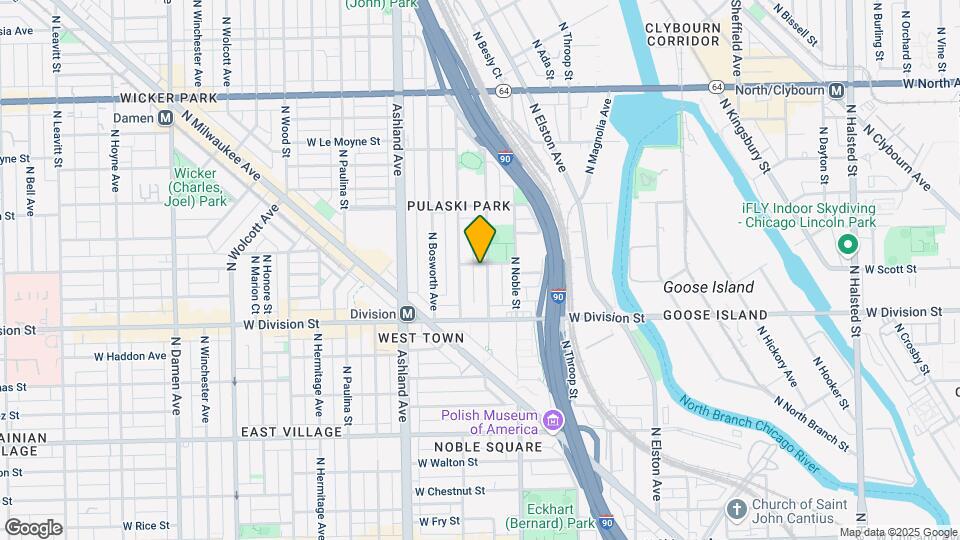 1254 N Cleaver St Map and Location Details