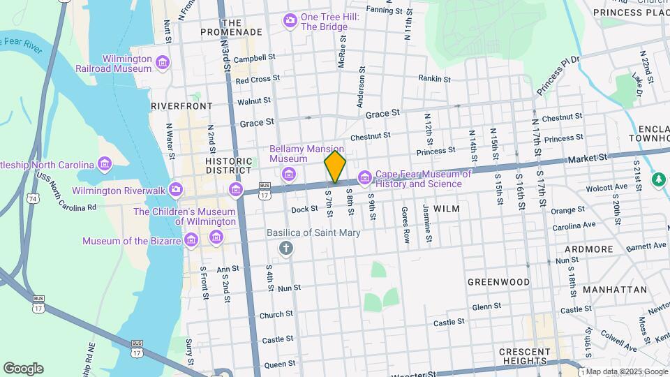 708 Market St Map and Location Details