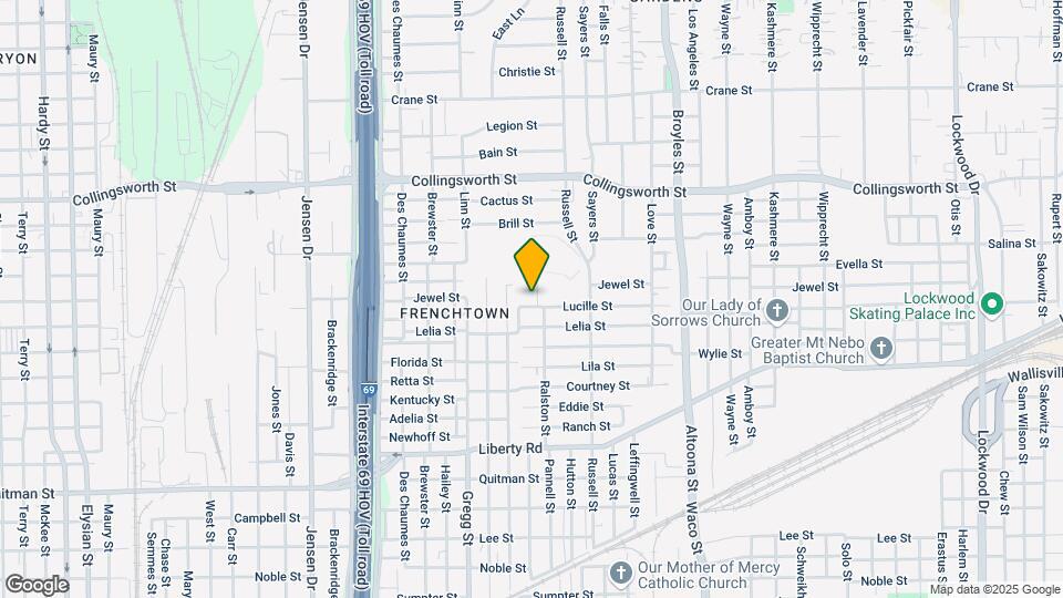 3007 Grovey St Map and Location Details