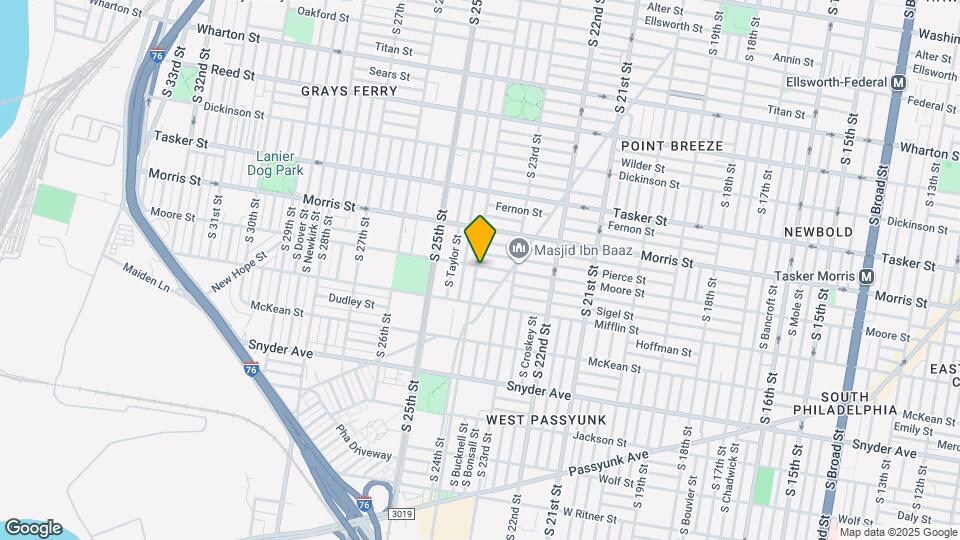 2348 Moore St Map and Location Details