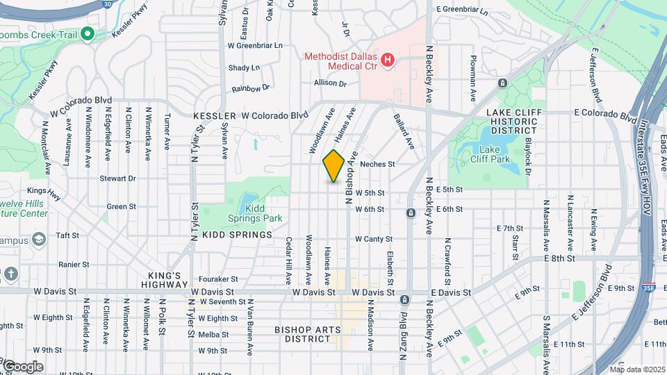 1006 Haines Ave Map and Location Details