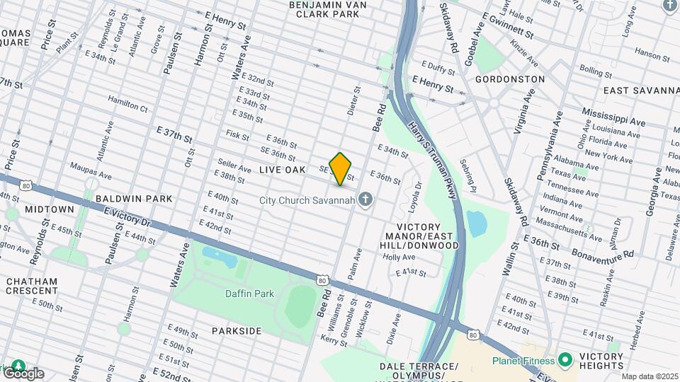 1513 E 37th St Map and Location Details