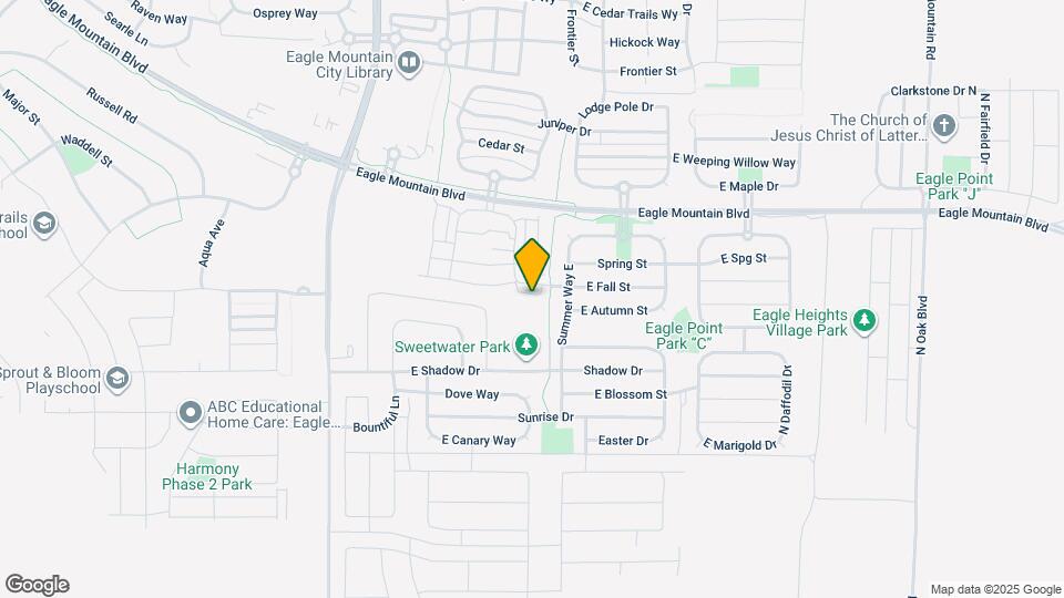 1902 E Thunder Ln Map and Location Details
