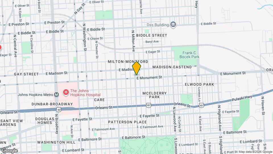 705 N Milton Ave Map and Location Details