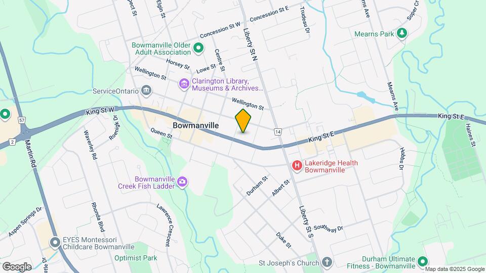 130 King St E Map and Location Details