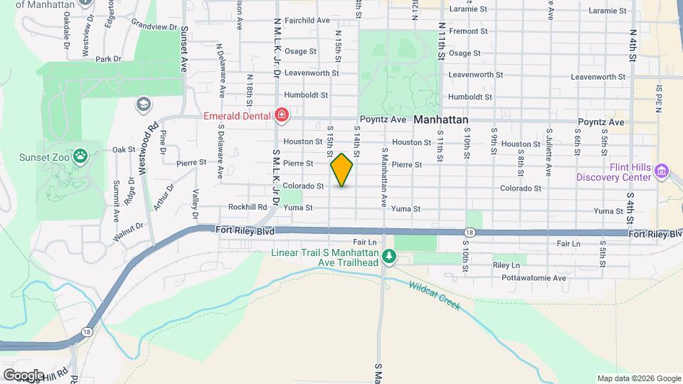 1417 Colorado St Map and Location Details