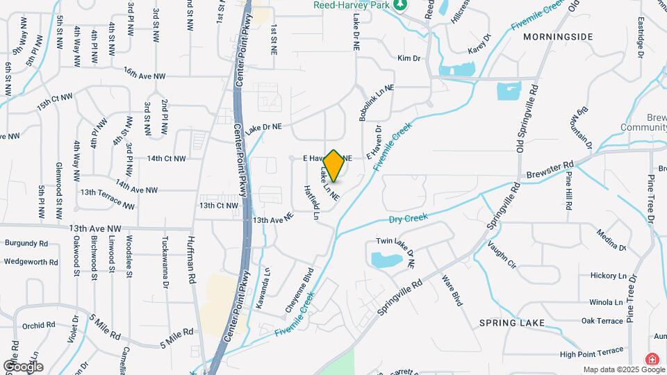 1309 Lake Ln NE Map and Location Details
