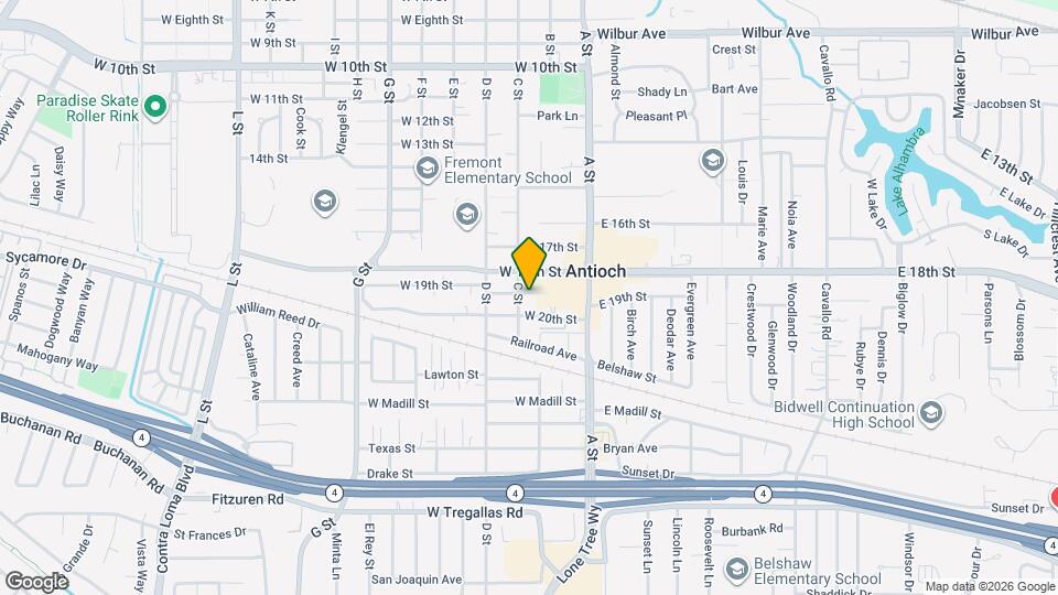 119 W 19th St Map and Location Details