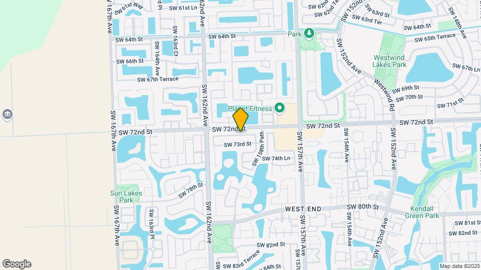 15980 SW 72nd Ter Map and Location Details