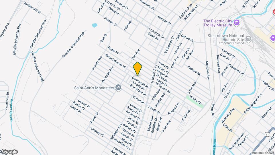 1218 Dartmouth St Map and Location Details