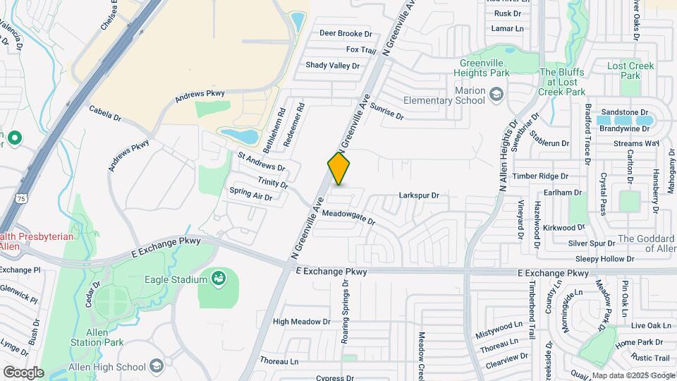607 Ashcrest Ct Map and Location Details