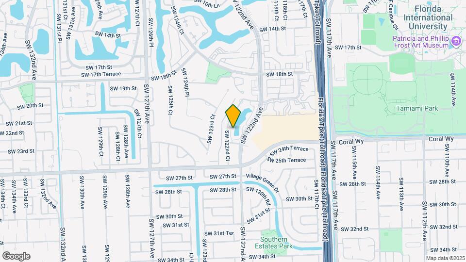 12253 SW 24th Terrace Map and Location Details