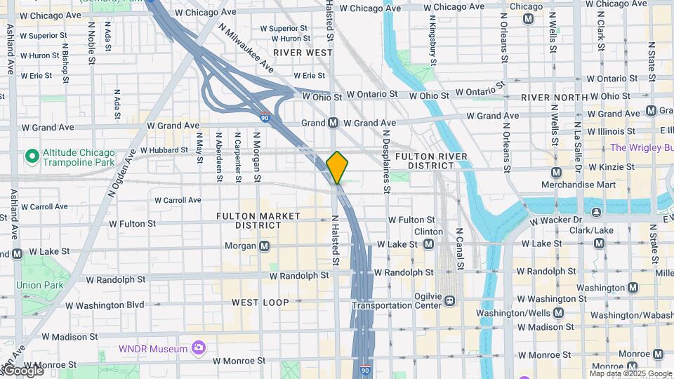 357 N Halsted St Map and Location Details