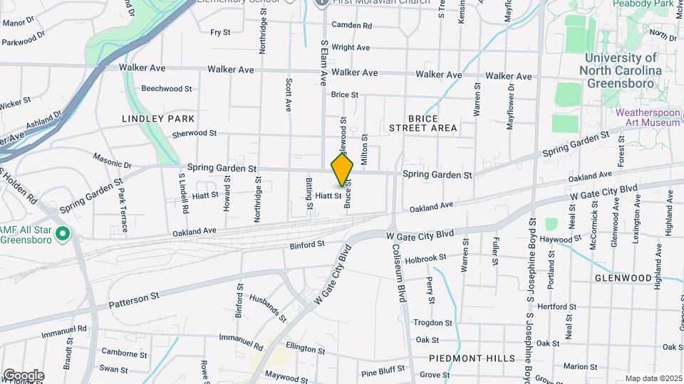 2100 Hiatt St Map and Location Details