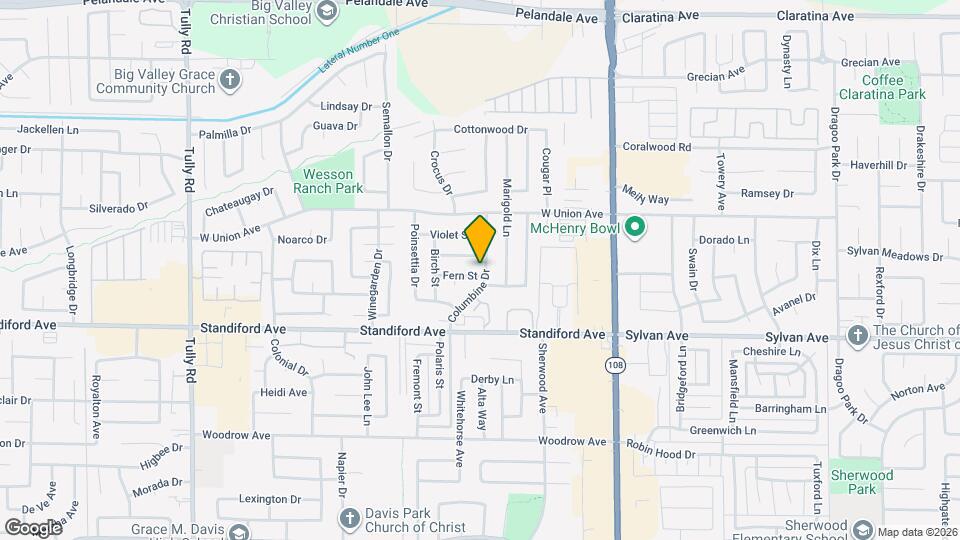 3709 Columbine Dr Map and Location Details