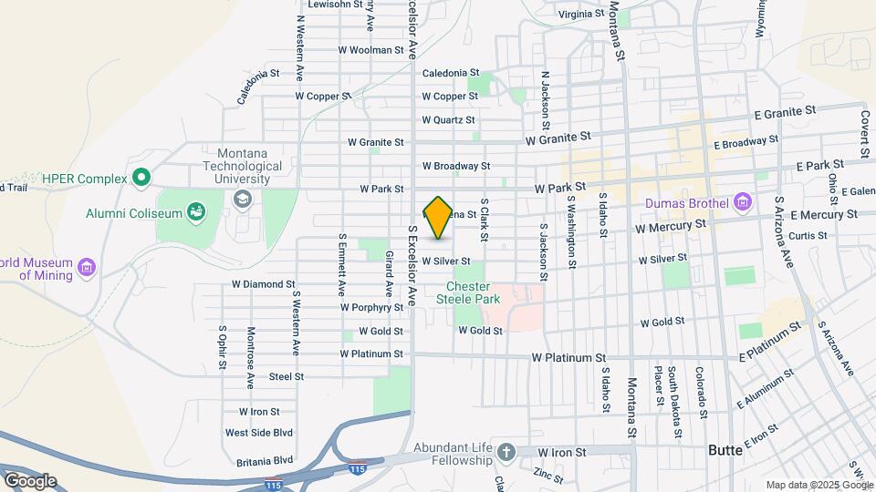 816 W Mercury St Map and Location Details