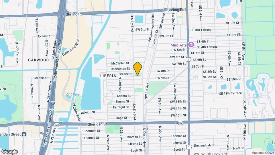 716 SW 9th St Map and Location Details