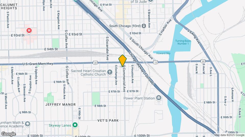 9524 S Commercial Ave Mapa y Detalles de la Ubicación