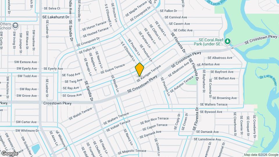 617 SE Karrigan Terrace Map and Location Details