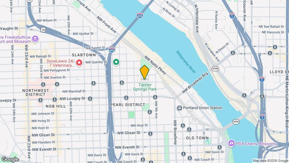 1075 NW Northrup St Map and Location Details